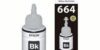 Tinta Epson 664 Negra Original, 70 ml, Para Impresoras EcoTank