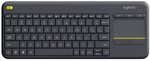 Teclado Inalámbrico Logitech K400 Plus con Touchpad – Control Total desde tu Sofá