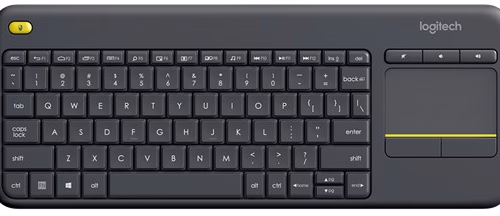 Teclado Inalámbrico Logitech K400 Plus con Touchpad – Control Total desde tu Sofá