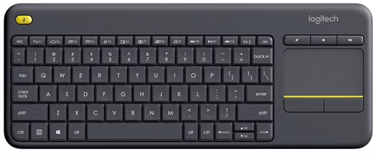 Teclado Inalámbrico Logitech K400 Plus con Touchpad – Control Total desde tu Sofá