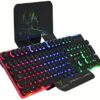 Teclado Gamer JALTECH GT700T – USB, Iluminación LED RGB, 105 teclas, Antiderrame