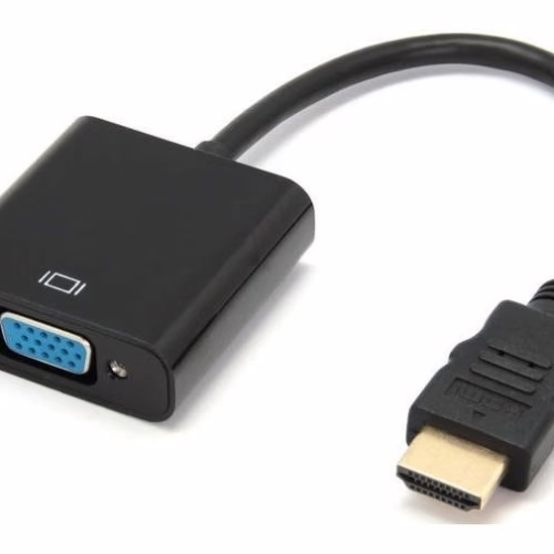 Convertidor Hdmi A Vga Negro
