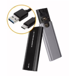 Caja externa para disco de PC 3.5" USB Metálica