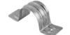Grapa metálica para conduit 1/2" – Fijación segura para tubería EMT, IMC, PVC