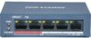 Switch PoE 4 Puertos Hikvision DS-3E0105P-E/M Transmisión 300m