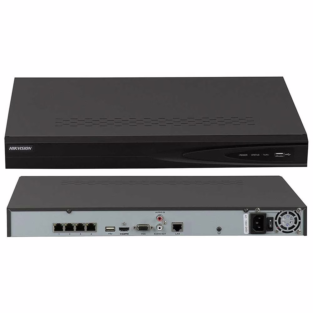 NVR 4K 8 Canales con 8 Puertos PoE HIKVISION DS-7608NI-Q1/8P