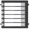 Módulo de 6 botones Hikvision DS-KD-KK para portero modular IP65