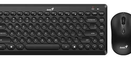 Combo Teclado Y Mouse Inalambrico Q8000 Negro