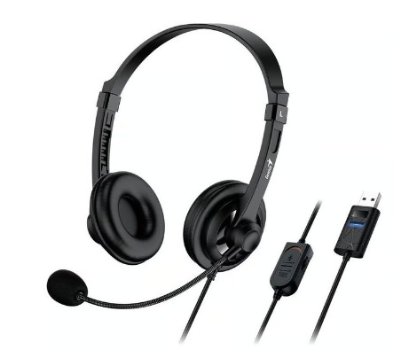 DIADEMA USB HS-230U BLK