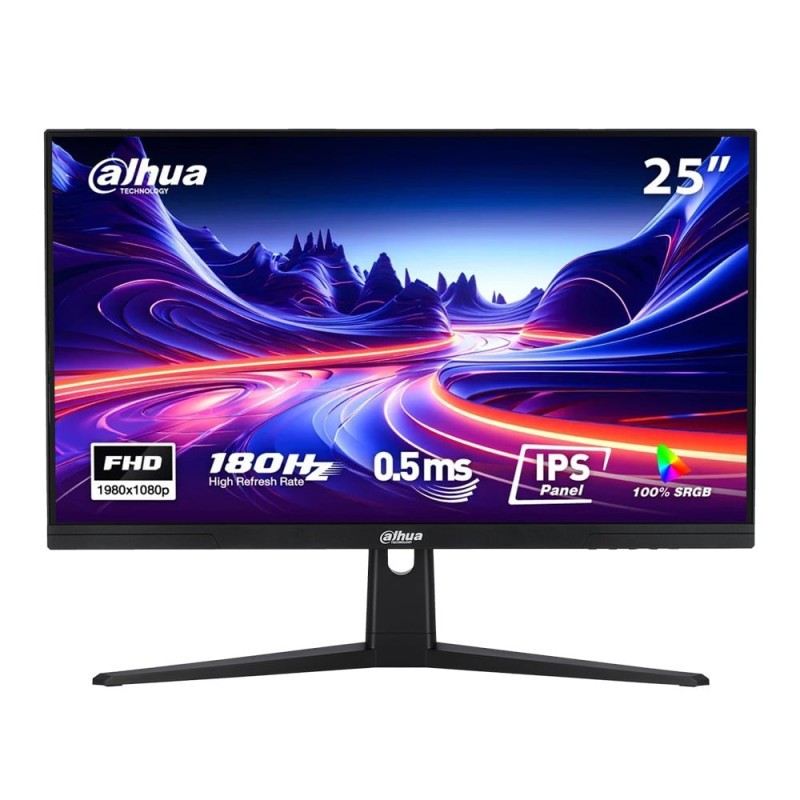Monitor Gamer 25" Dahua DHI-LM25-E231B FHD IPS 180Hz