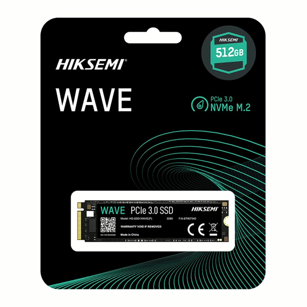SSD WAVE (P) PCIe 3.0 NVMe M.2 – Hasta 2500 MB/s, Alto Rendimiento para Oficina y Gaming