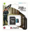 Tarjeta MicroSD 256GB Kingston Canvas Go! Plus – U3 V30 A2, 170MB/s, 4K, Resistente