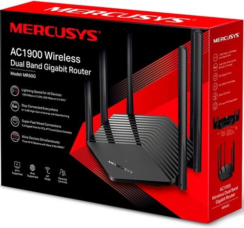 Router Mercusys Inalambrico 4G Lte De 300 Mbps