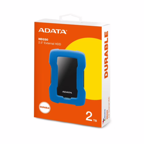 Disco Externo Adata HD330 Antigolpes 2TB USB 3.2 Azul