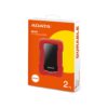 Disco Externo Adata HD330 Antigolpes 2TB USB 3.2 Rojo