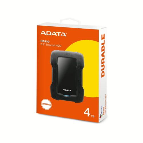 Disco Externo Adata HD330 Antigolpes 4TB USB 3.2 Negro