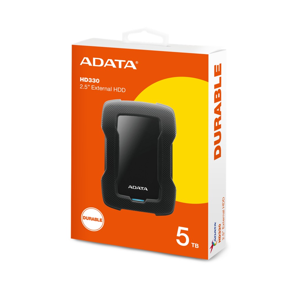Disco Externo Adata HD330 Antigolpes 5TB USB 3.2 Negro