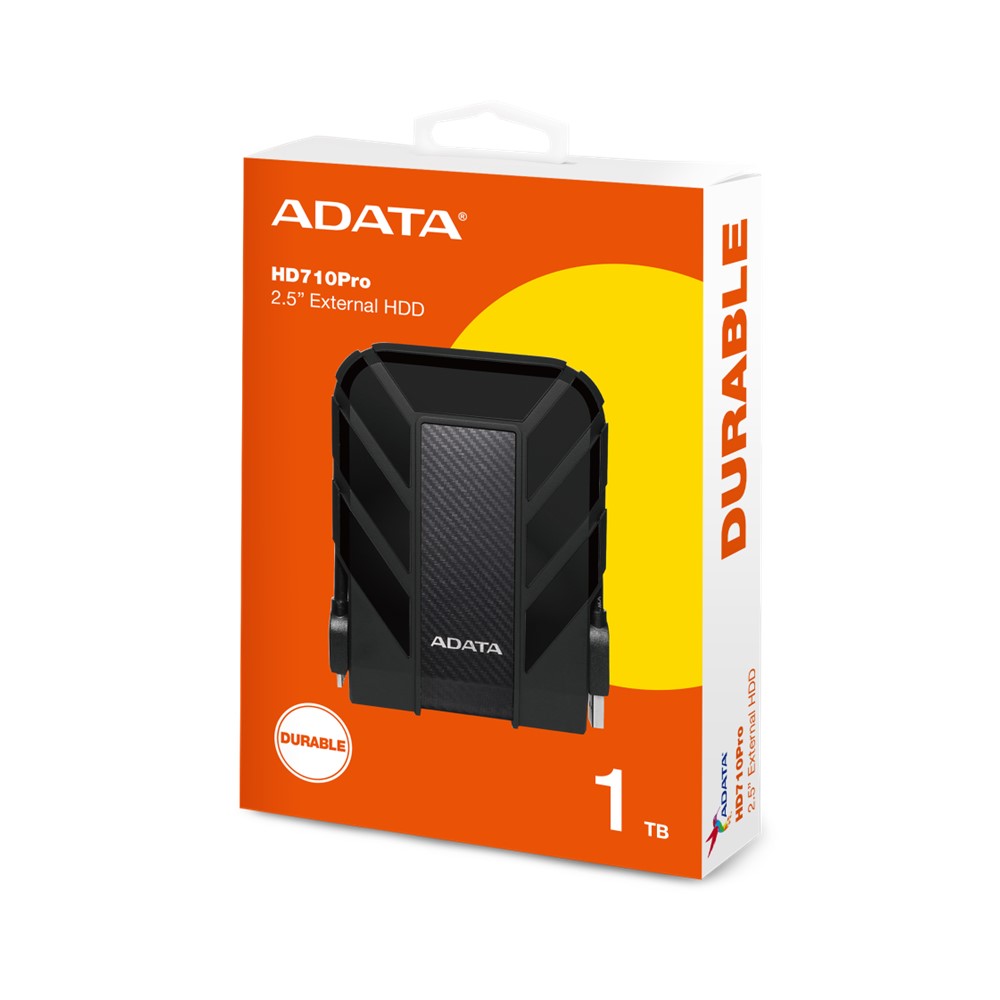 Disco Externo Adata HD710 P Antigolpes 1TB USB 3.2 Negro