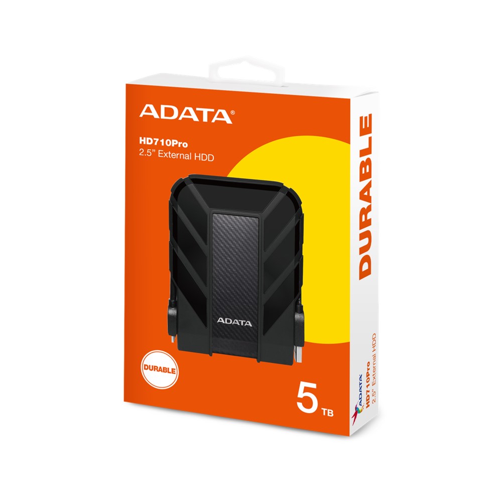 Disco Externo Adata HD710 P Antigolpes 5TB USB 3.2 Negro