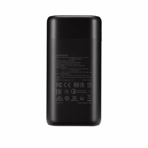 Power Bank ADATA P10000QCD 10.000 mAh Negro