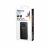 Power Bank ADATA P10000QCD 10.000mAh Negro Carga Rápida Portátil