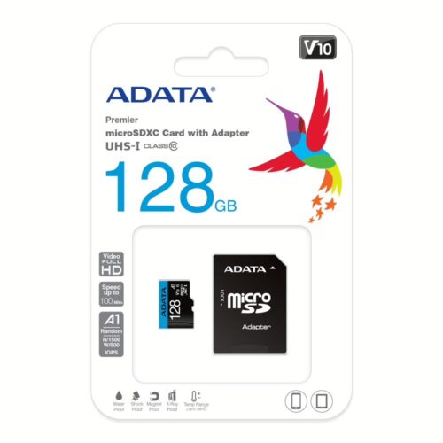 Memoria Micro SD ADATA 128GB clase 10