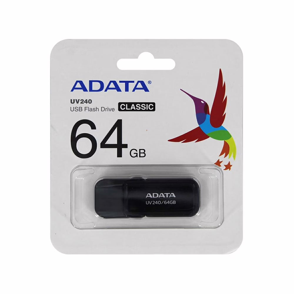 Memoria USB ADATA UV240 2.0 64GB Negro