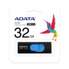 Memoria USB ADATA UV320 3.2 32GB Negro con Azul