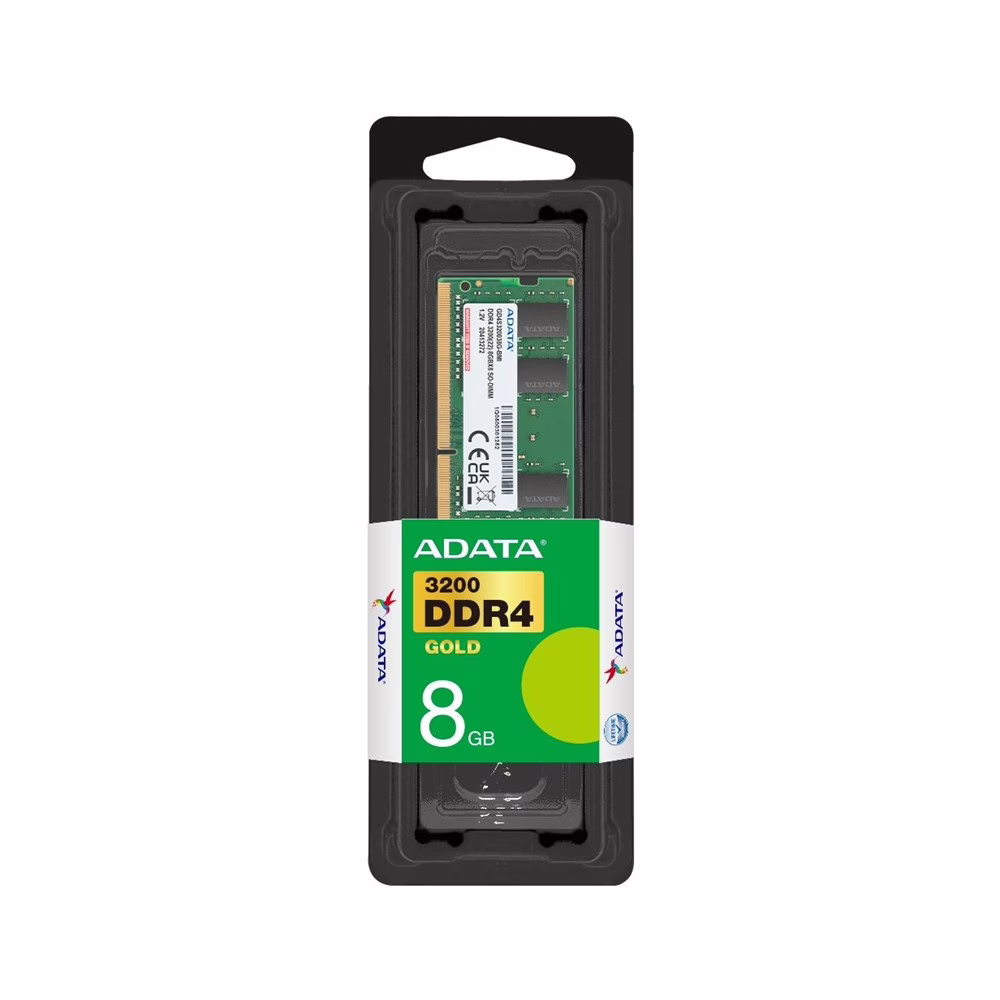 Memoria RAM ADATA Gold 8GB DDR4 3200MHz para portátil – Rendimiento confiable para entornos exigentes