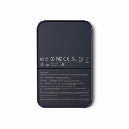 Power Bank Adata R050 5,000mAh Magnética Inalámbrica