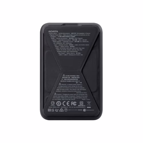Power Bank Adata R0100 10,000mAh Magnética Inalámbrica