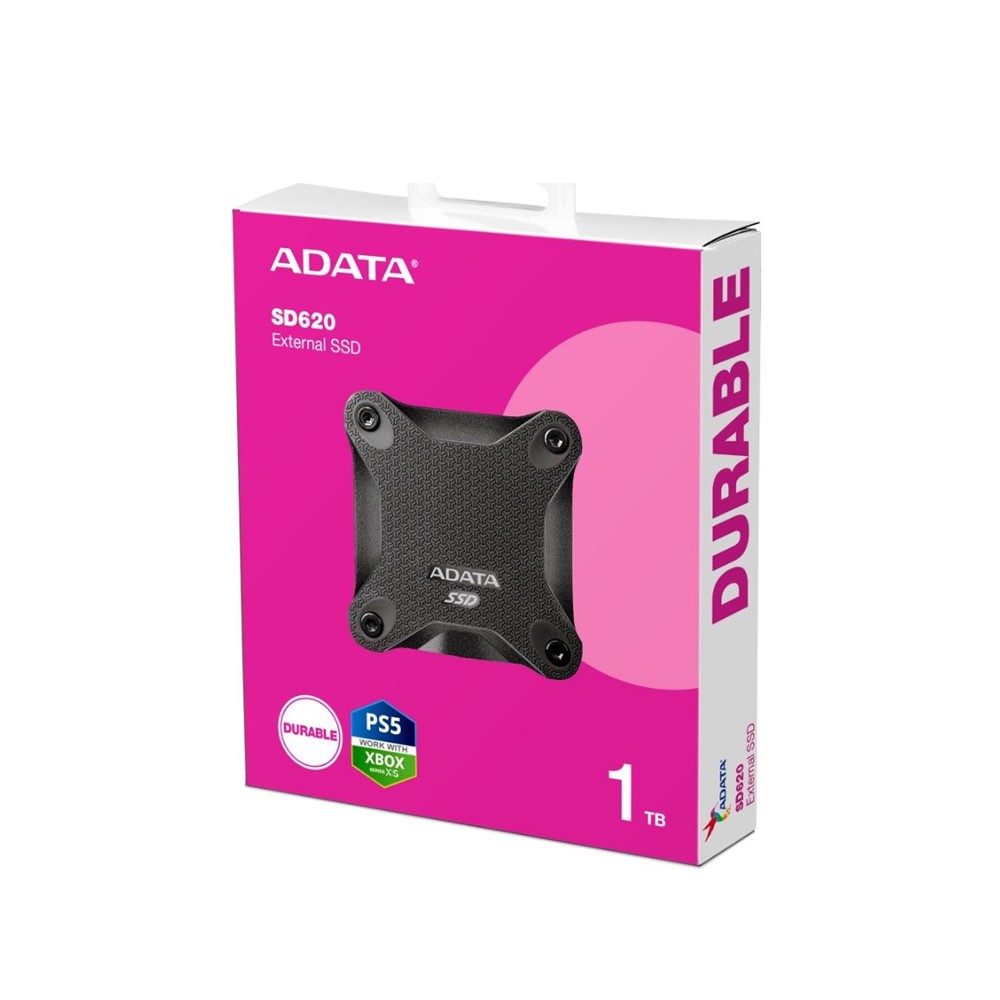Unidad SSD externo Adata SD620 1TB USB 3.2 Negro