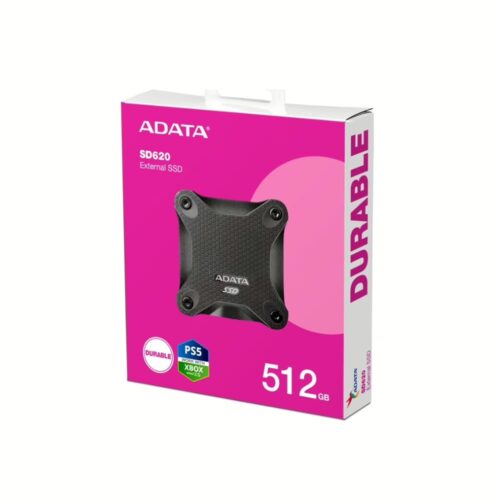 Unidad SSD externo Adata SD620 512GB USB 3.2 Negro
