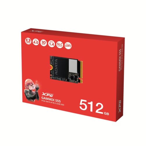 Unidad SSD XPG GAMMIX S55 M.2 PCI NVME Gen 4x4 2230 512GB