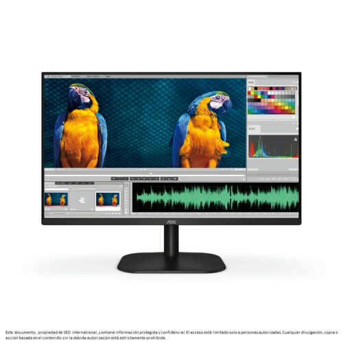 Monitor AOC 23.8" IPS/100Hz/1ms/HDMI/B. Fija/Guaya