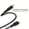 Cable de Silicona Argom Tipo C a Tipo C - 65W