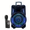 Parlante Argom BT Con Ruedas soporte y Luz Led