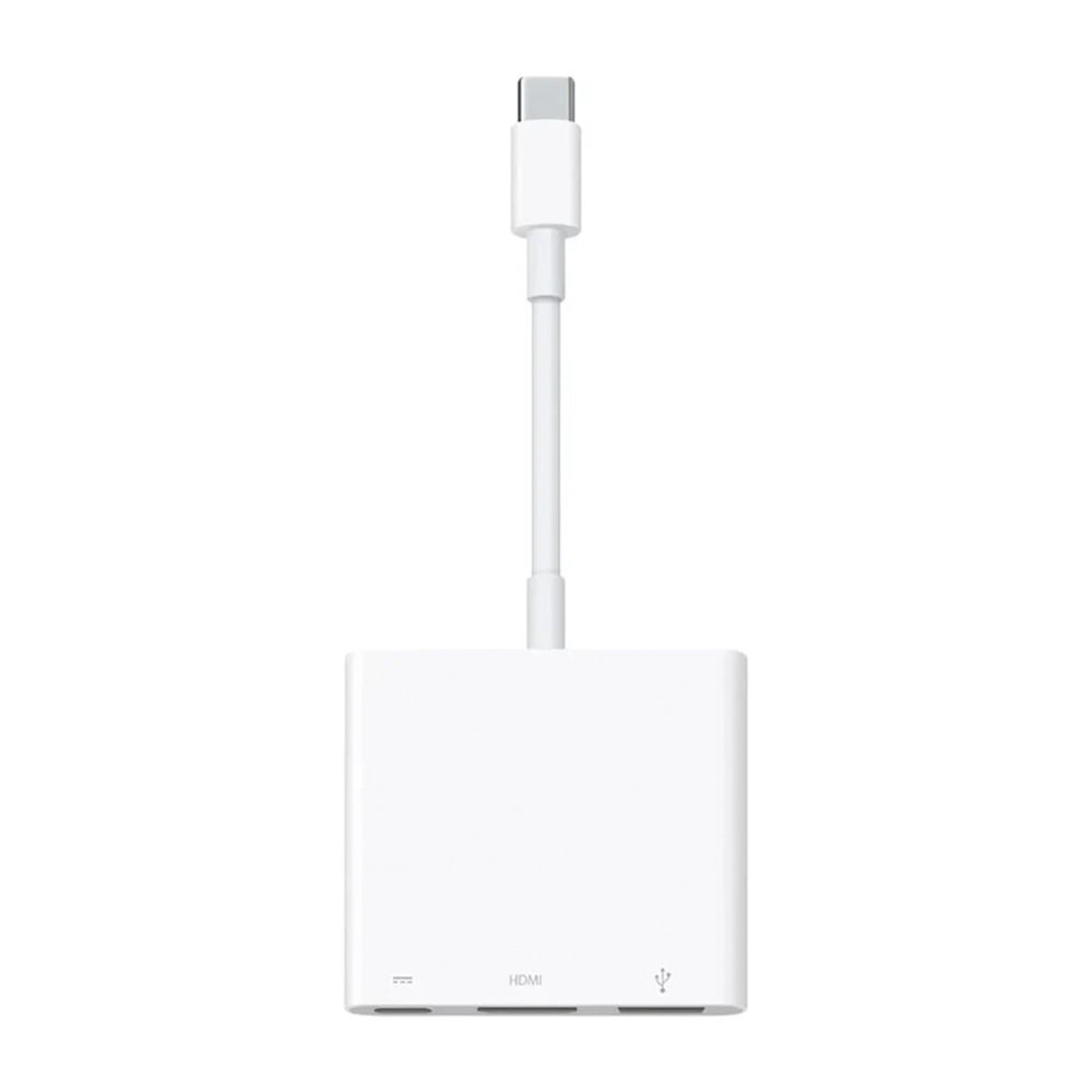 Adaptador Multipuerto AV USB-C Apple HDMI USB-A Carga Versátil Original