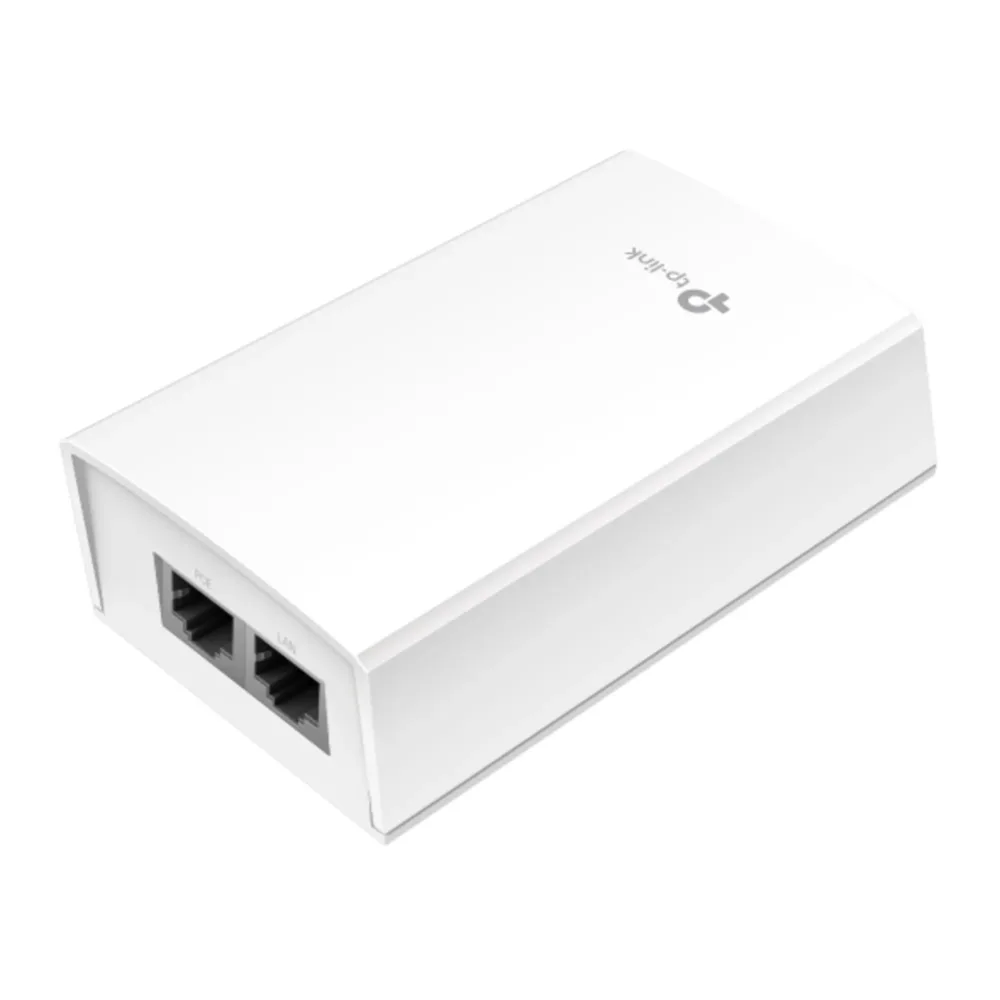 Adaptador PoE Pasivo TP-Link TL-POE4824G 48V con Soporte Gigabit y Montaje en Pared
