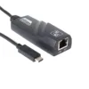 Adaptador USB-C 3.1 a RJ45 Gigabit LAN, 1000 Mbps, compatible universal