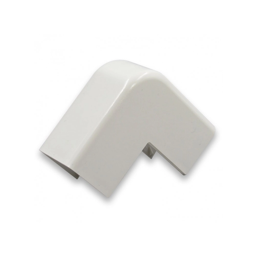 Ángulo Externo 20x12 Dexson para Canaleta Plástica – Blanco, Estético, de Presión