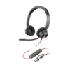Audífonos Poly Blackwire 3320 USB-C Stereo Certificado Microsoft Teams
