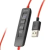 Audífonos Poly Blackwire 3320 USB-C Stereo Certificado Microsoft Teams