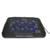 Base Refrigerante Gamer Jaltech H9 6 Ventiladores LED 12-17 Plg