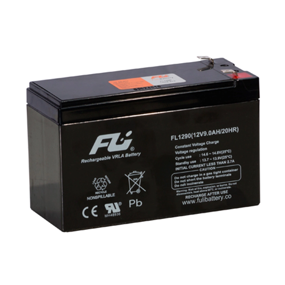 Batería Sellada Fulibattery FL1290GS 12V 9Ah, uso múltiple, terminal T1/T2