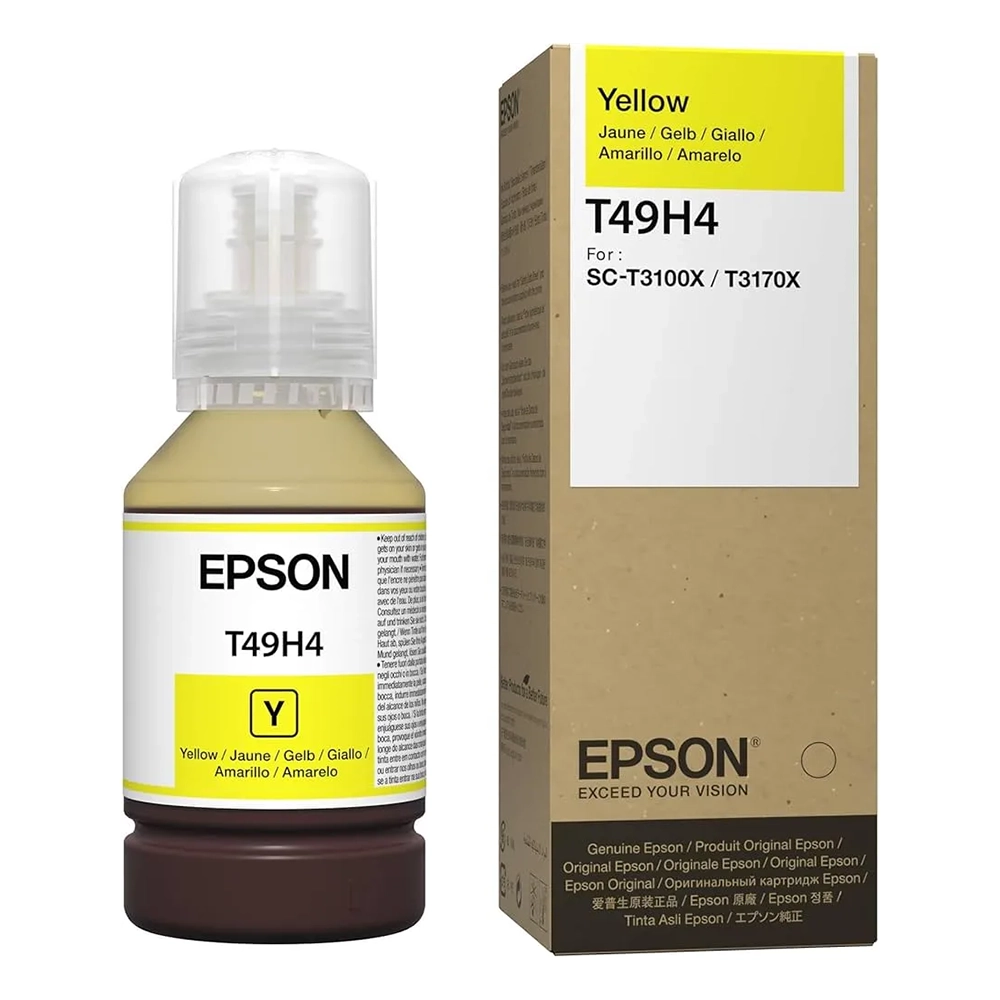 Botella EPSON T49H amarillo 140ML