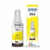 Botella Tinta Amarilla Epson T664 L200 Colores Brillantes Original