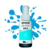 Botella Tinta Cyan Epson T664 L200 Impresiones Nítidas y Duraderas
