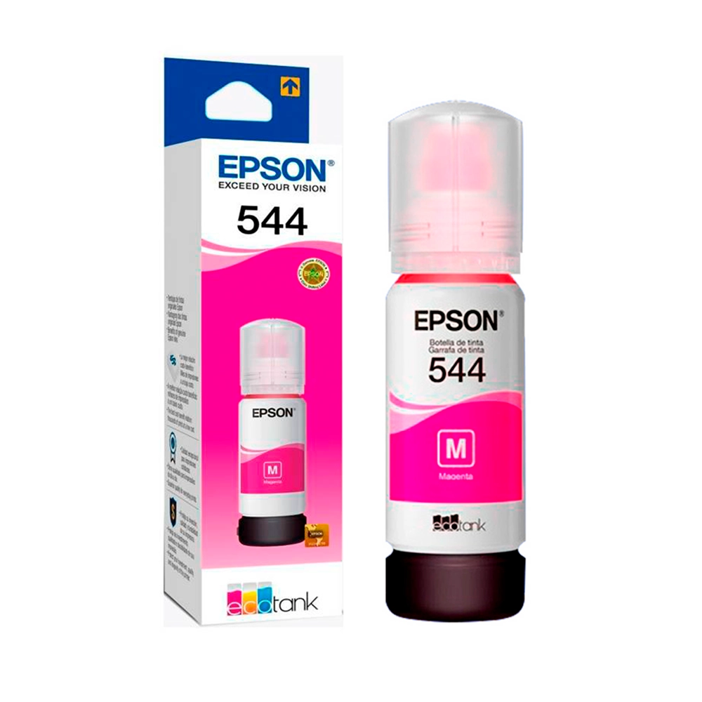 Botella Tinta Magenta Epson T544 L3110 65ml Impresiones Vivas