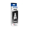 Botella Tinta Negra Epson T664 L200 Impresión Profesional Original